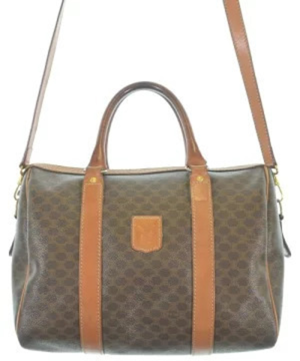 Celine Boston Macadam Bag Brown All over